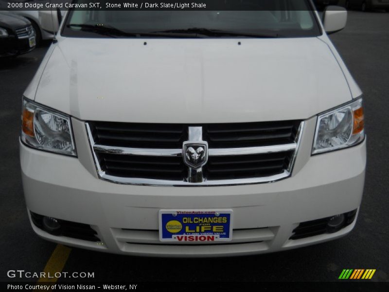 Stone White / Dark Slate/Light Shale 2008 Dodge Grand Caravan SXT