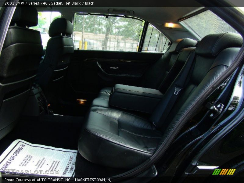 Jet Black / Black 2001 BMW 7 Series 740iL Sedan