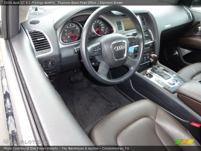  2009 Q7 4.2 Prestige quattro Espresso Brown Interior