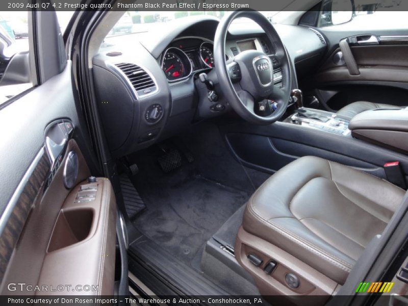  2009 Q7 4.2 Prestige quattro Espresso Brown Interior