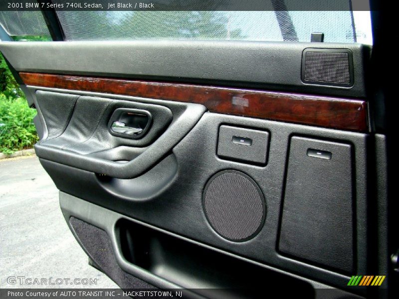 Jet Black / Black 2001 BMW 7 Series 740iL Sedan