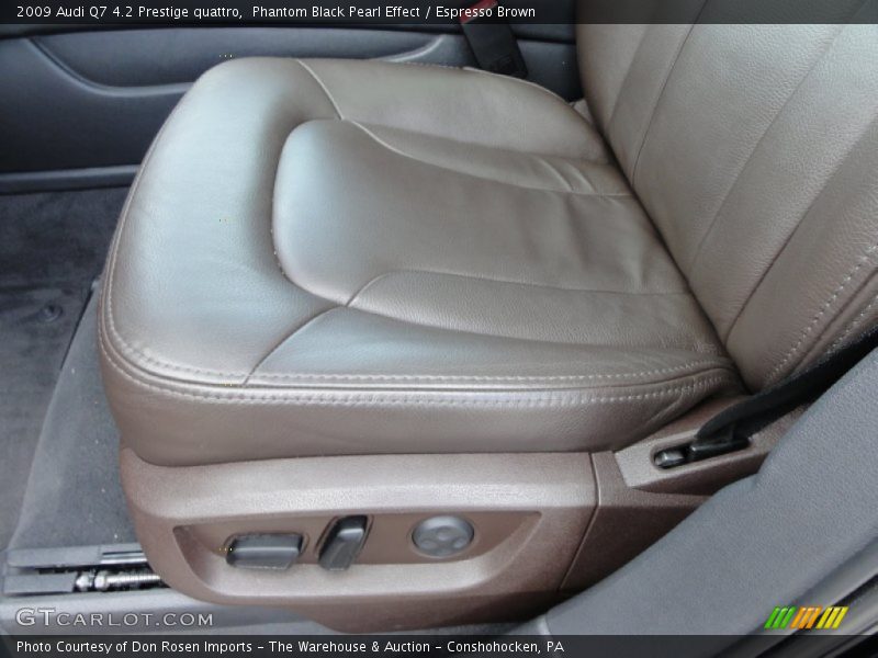 Phantom Black Pearl Effect / Espresso Brown 2009 Audi Q7 4.2 Prestige quattro
