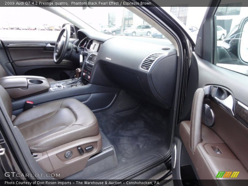  2009 Q7 4.2 Prestige quattro Espresso Brown Interior