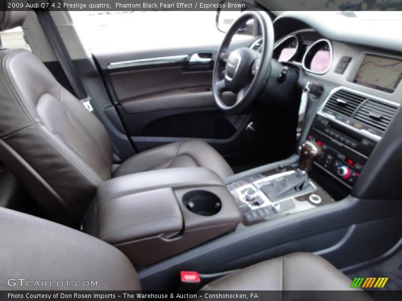 Phantom Black Pearl Effect / Espresso Brown 2009 Audi Q7 4.2 Prestige quattro