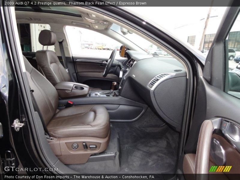 2009 Q7 4.2 Prestige quattro Espresso Brown Interior