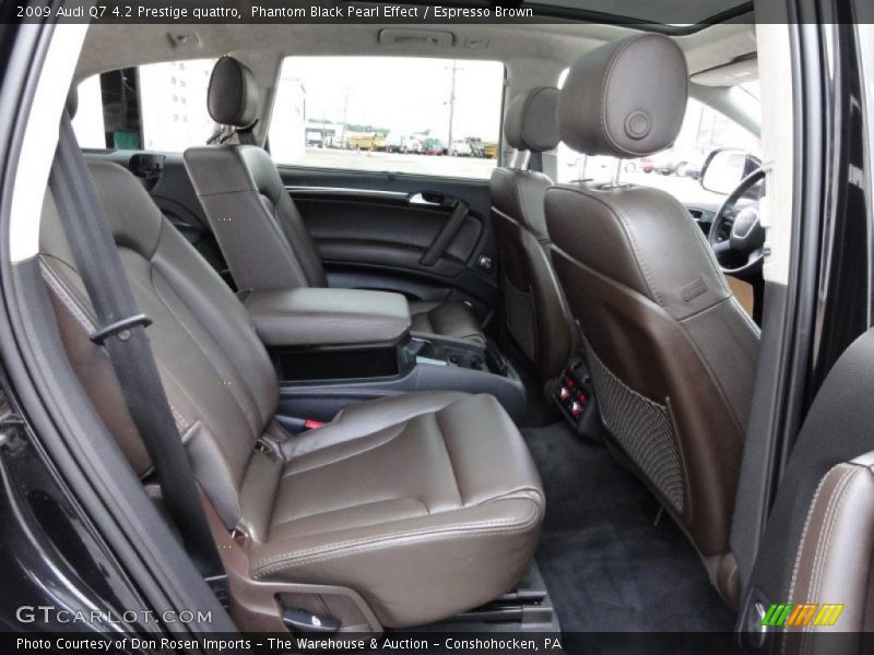  2009 Q7 4.2 Prestige quattro Espresso Brown Interior