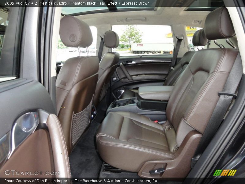  2009 Q7 4.2 Prestige quattro Espresso Brown Interior