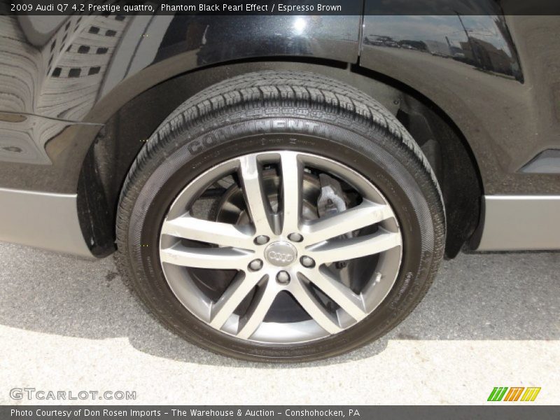 Phantom Black Pearl Effect / Espresso Brown 2009 Audi Q7 4.2 Prestige quattro