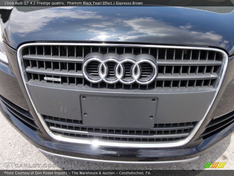 Phantom Black Pearl Effect / Espresso Brown 2009 Audi Q7 4.2 Prestige quattro