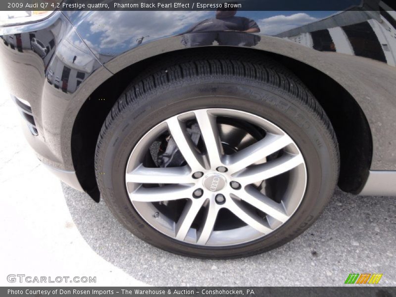 Phantom Black Pearl Effect / Espresso Brown 2009 Audi Q7 4.2 Prestige quattro