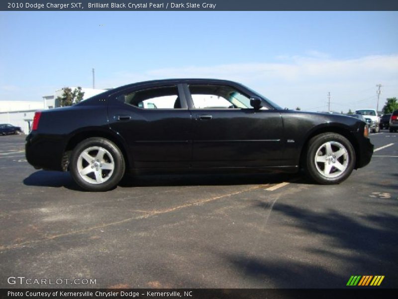 Brilliant Black Crystal Pearl / Dark Slate Gray 2010 Dodge Charger SXT