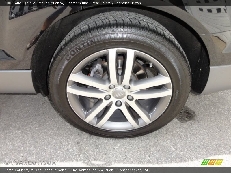 Phantom Black Pearl Effect / Espresso Brown 2009 Audi Q7 4.2 Prestige quattro