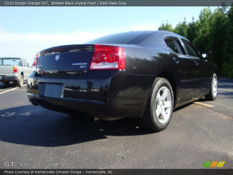 Brilliant Black Crystal Pearl / Dark Slate Gray 2010 Dodge Charger SXT