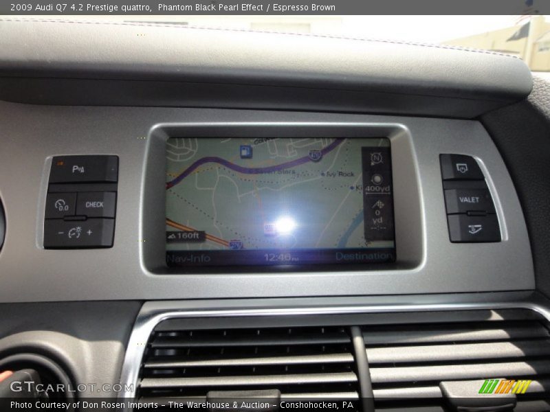 Phantom Black Pearl Effect / Espresso Brown 2009 Audi Q7 4.2 Prestige quattro
