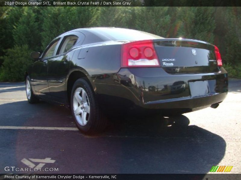 Brilliant Black Crystal Pearl / Dark Slate Gray 2010 Dodge Charger SXT