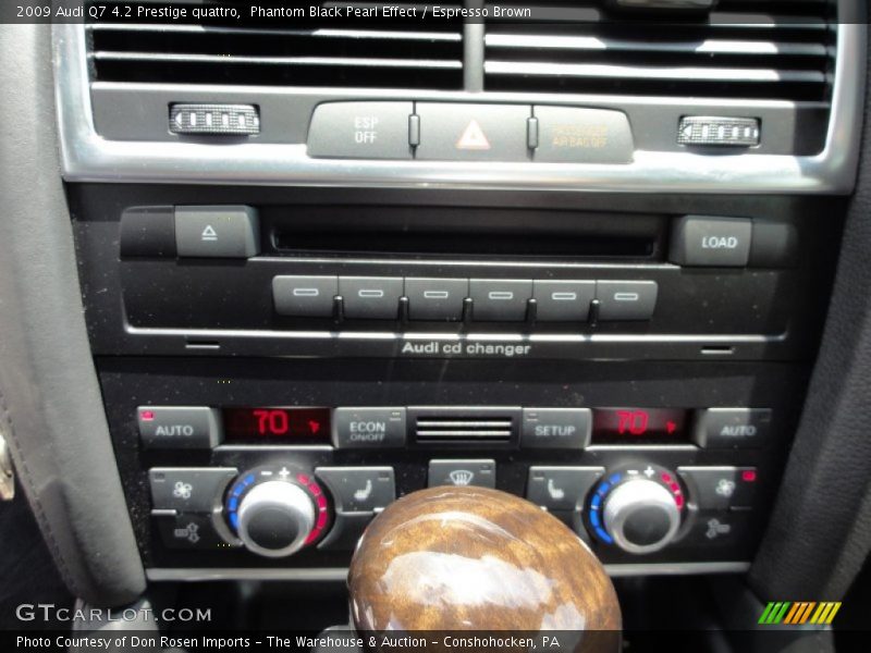 Phantom Black Pearl Effect / Espresso Brown 2009 Audi Q7 4.2 Prestige quattro