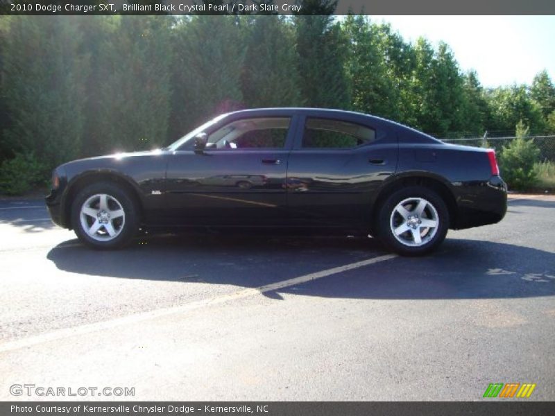 Brilliant Black Crystal Pearl / Dark Slate Gray 2010 Dodge Charger SXT