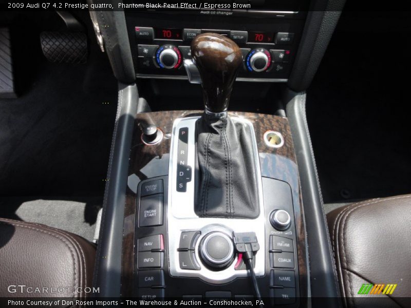 Phantom Black Pearl Effect / Espresso Brown 2009 Audi Q7 4.2 Prestige quattro