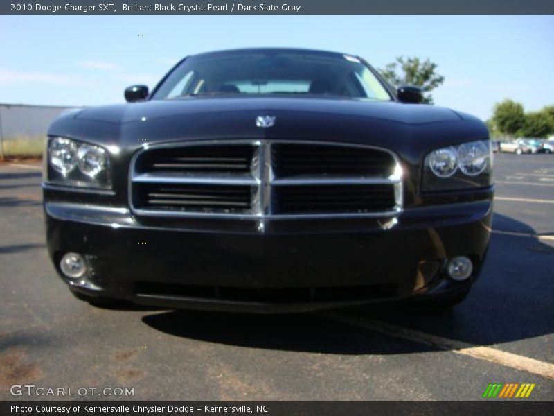 Brilliant Black Crystal Pearl / Dark Slate Gray 2010 Dodge Charger SXT