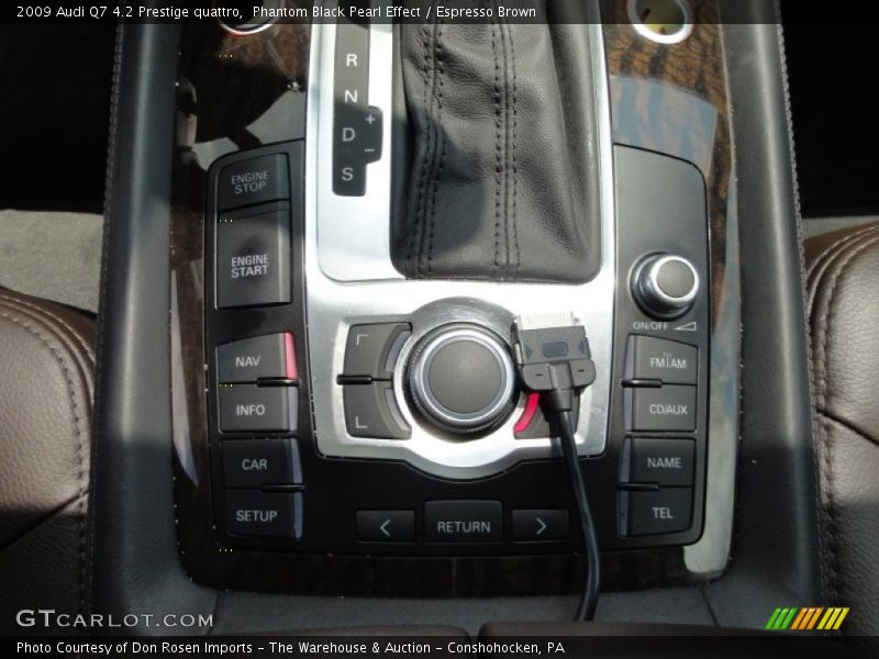 Phantom Black Pearl Effect / Espresso Brown 2009 Audi Q7 4.2 Prestige quattro