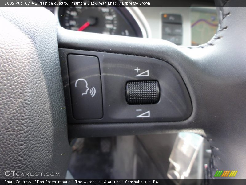 Phantom Black Pearl Effect / Espresso Brown 2009 Audi Q7 4.2 Prestige quattro