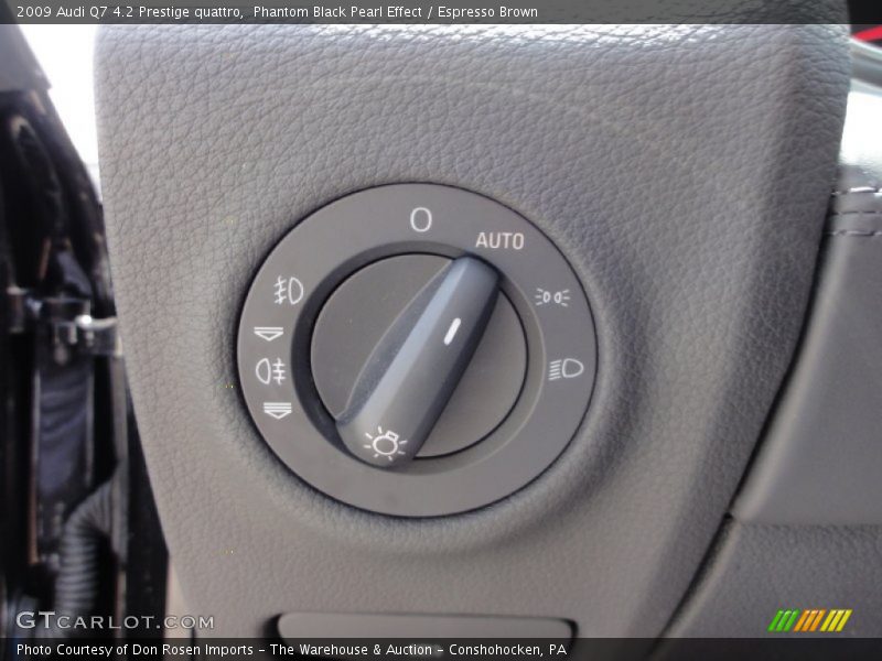 Phantom Black Pearl Effect / Espresso Brown 2009 Audi Q7 4.2 Prestige quattro