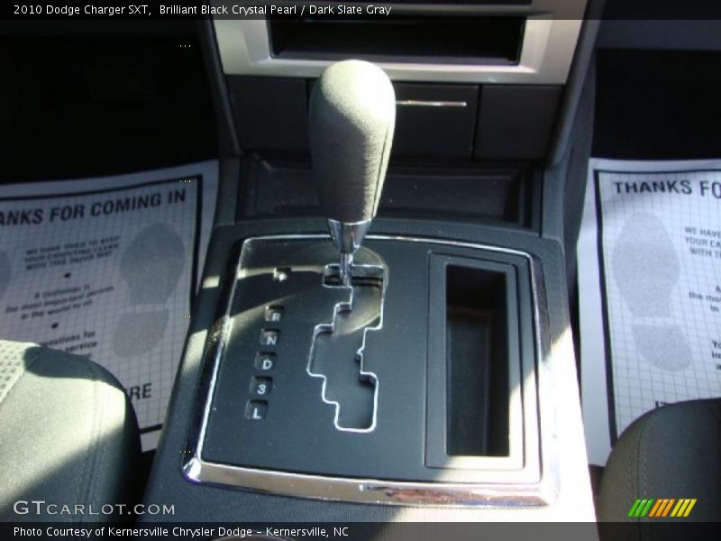 Brilliant Black Crystal Pearl / Dark Slate Gray 2010 Dodge Charger SXT