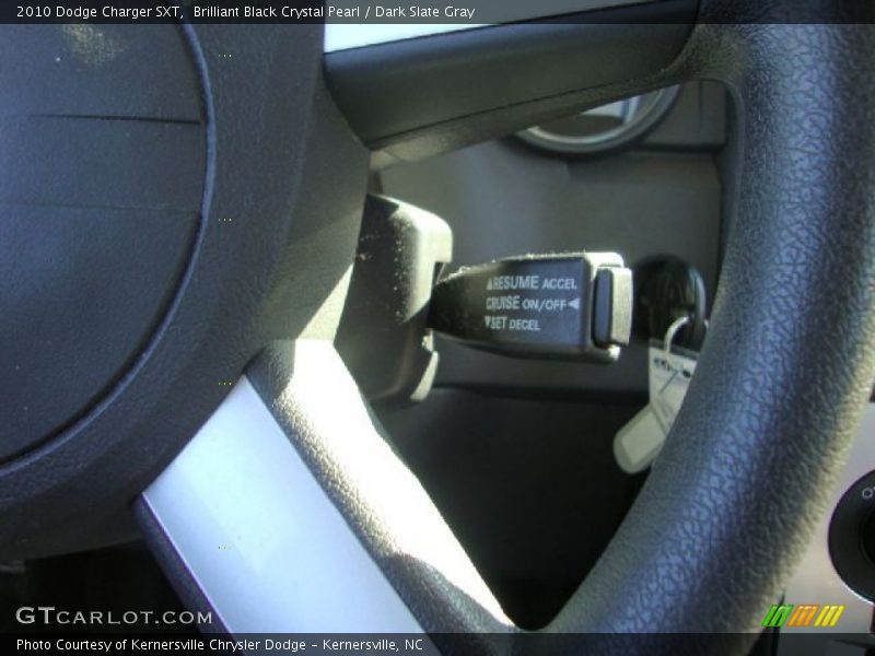 Brilliant Black Crystal Pearl / Dark Slate Gray 2010 Dodge Charger SXT