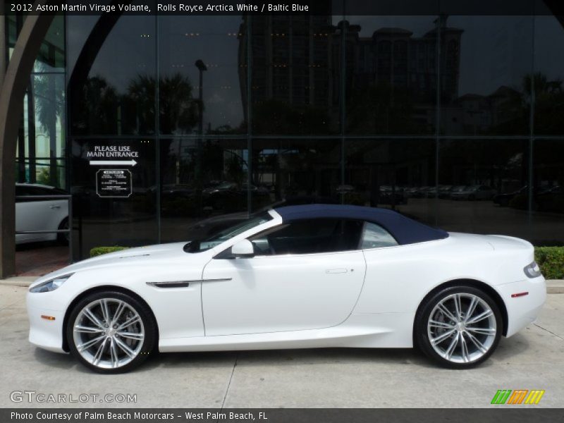  2012 Virage Volante Rolls Royce Arctica White
