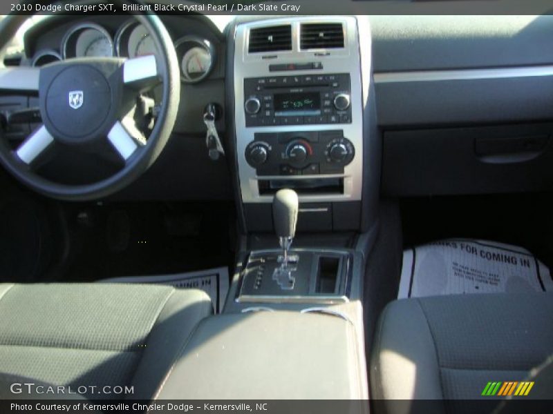 Brilliant Black Crystal Pearl / Dark Slate Gray 2010 Dodge Charger SXT
