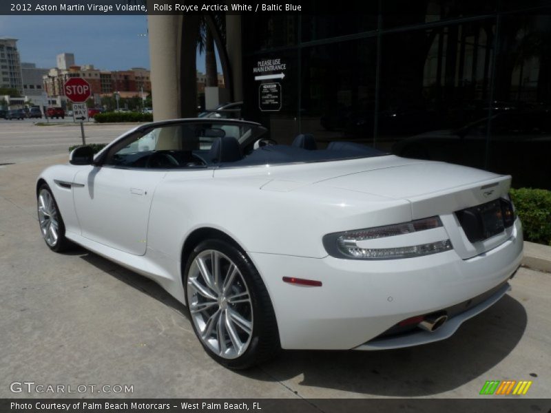  2012 Virage Volante Rolls Royce Arctica White