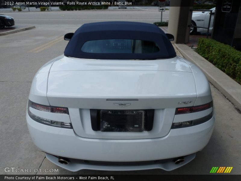  2012 Virage Volante Rolls Royce Arctica White