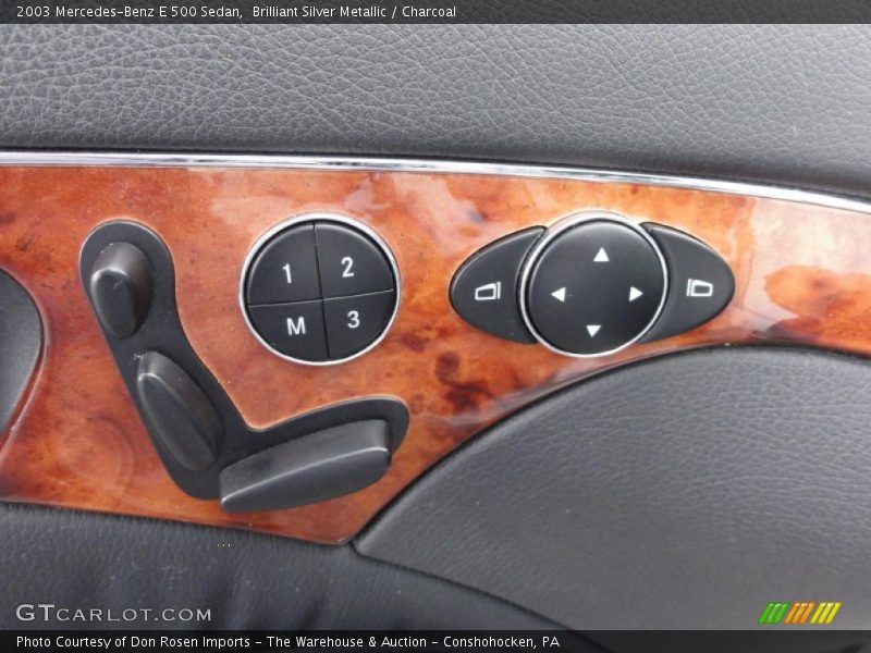 Brilliant Silver Metallic / Charcoal 2003 Mercedes-Benz E 500 Sedan