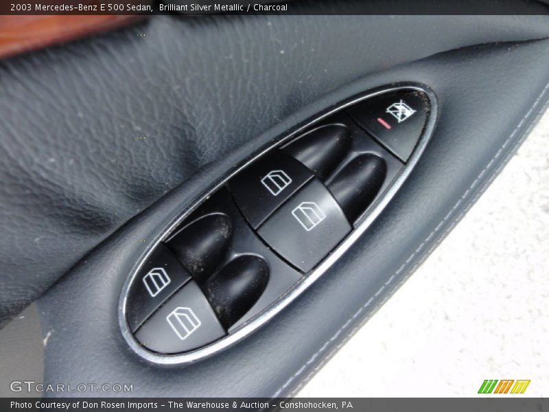 Brilliant Silver Metallic / Charcoal 2003 Mercedes-Benz E 500 Sedan
