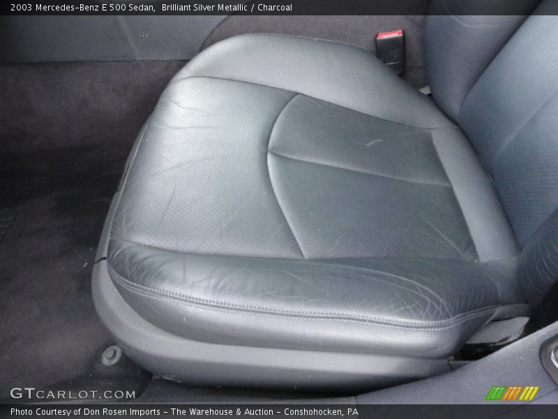 Brilliant Silver Metallic / Charcoal 2003 Mercedes-Benz E 500 Sedan