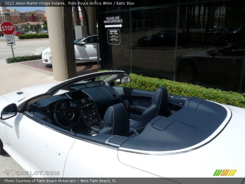  2012 Virage Volante Baltic Blue Interior