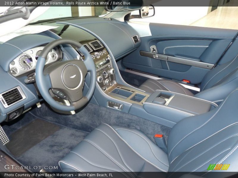 Baltic Blue Interior - 2012 Virage Volante 