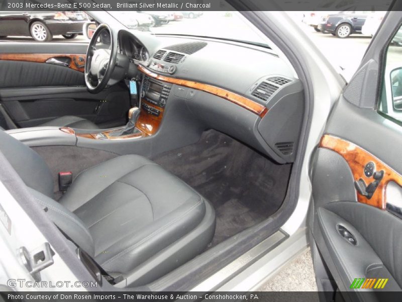 Brilliant Silver Metallic / Charcoal 2003 Mercedes-Benz E 500 Sedan