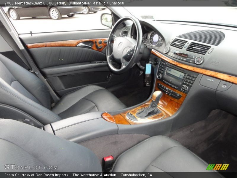 Brilliant Silver Metallic / Charcoal 2003 Mercedes-Benz E 500 Sedan