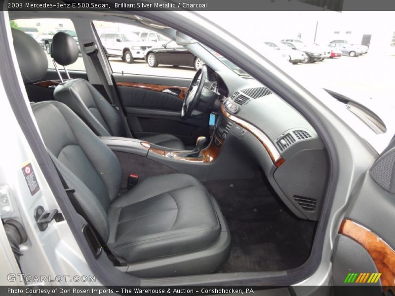 Brilliant Silver Metallic / Charcoal 2003 Mercedes-Benz E 500 Sedan