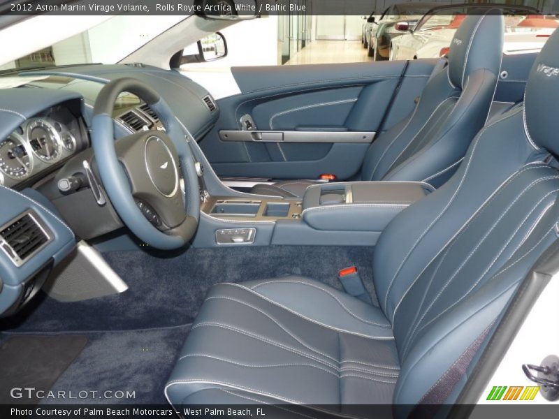  2012 Virage Volante Baltic Blue Interior