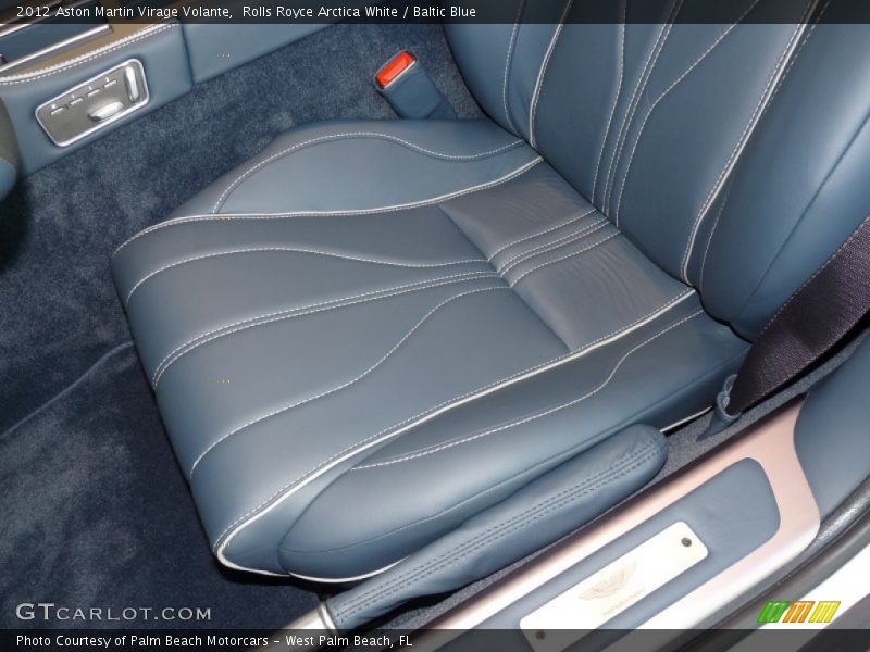  2012 Virage Volante Baltic Blue Interior