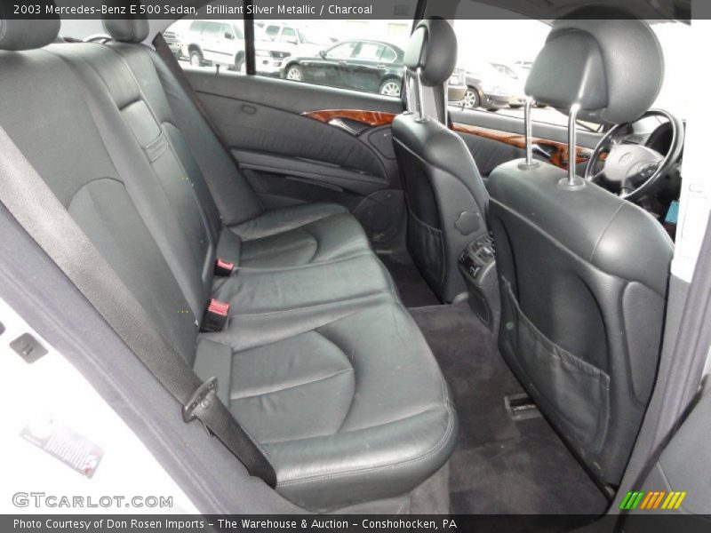 Brilliant Silver Metallic / Charcoal 2003 Mercedes-Benz E 500 Sedan