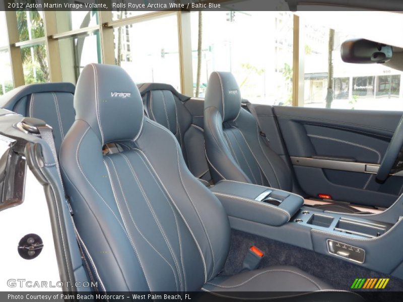  2012 Virage Volante Baltic Blue Interior