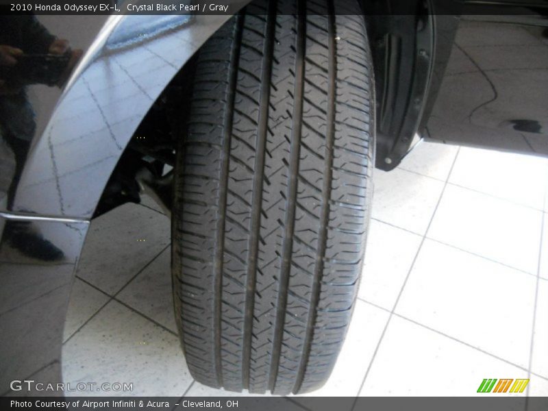 Crystal Black Pearl / Gray 2010 Honda Odyssey EX-L