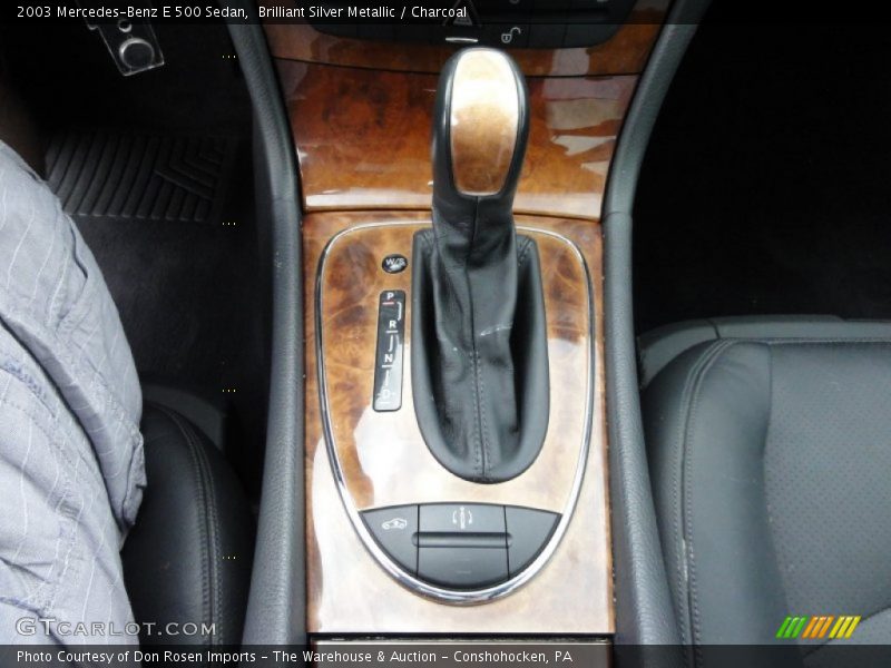 Brilliant Silver Metallic / Charcoal 2003 Mercedes-Benz E 500 Sedan
