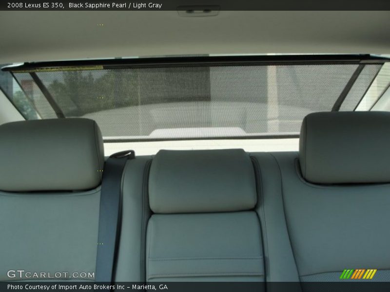 Black Sapphire Pearl / Light Gray 2008 Lexus ES 350