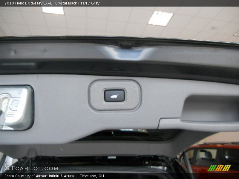 Crystal Black Pearl / Gray 2010 Honda Odyssey EX-L