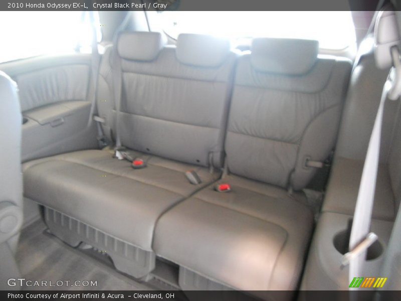 Crystal Black Pearl / Gray 2010 Honda Odyssey EX-L