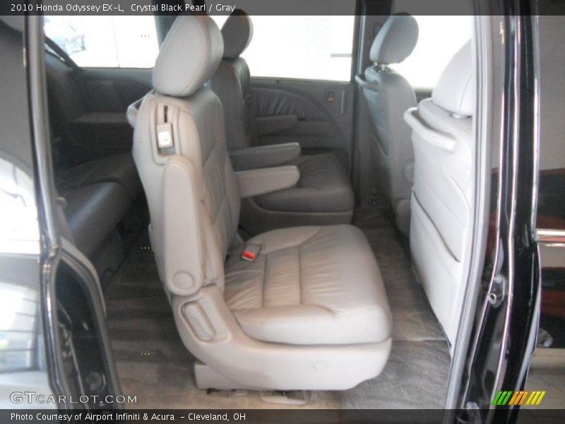 Crystal Black Pearl / Gray 2010 Honda Odyssey EX-L